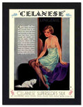 1173 celanese fabrics art deco fashion advert 1920s 2 Vintage Advert A4 Photo Print