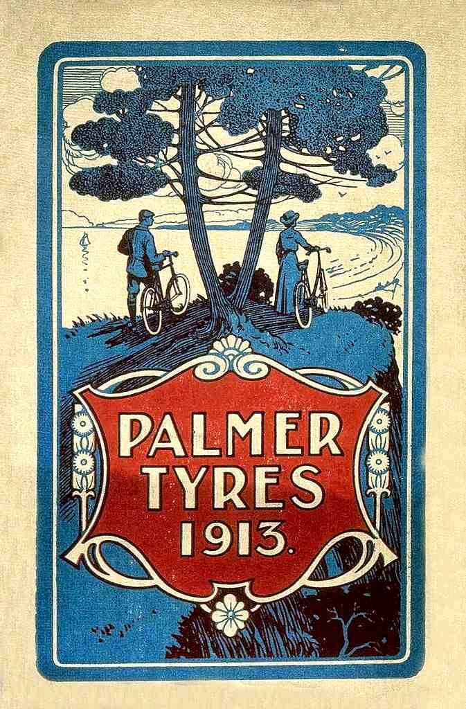 118 Palmer Tyres 1913 Vintage A4 Photo Print