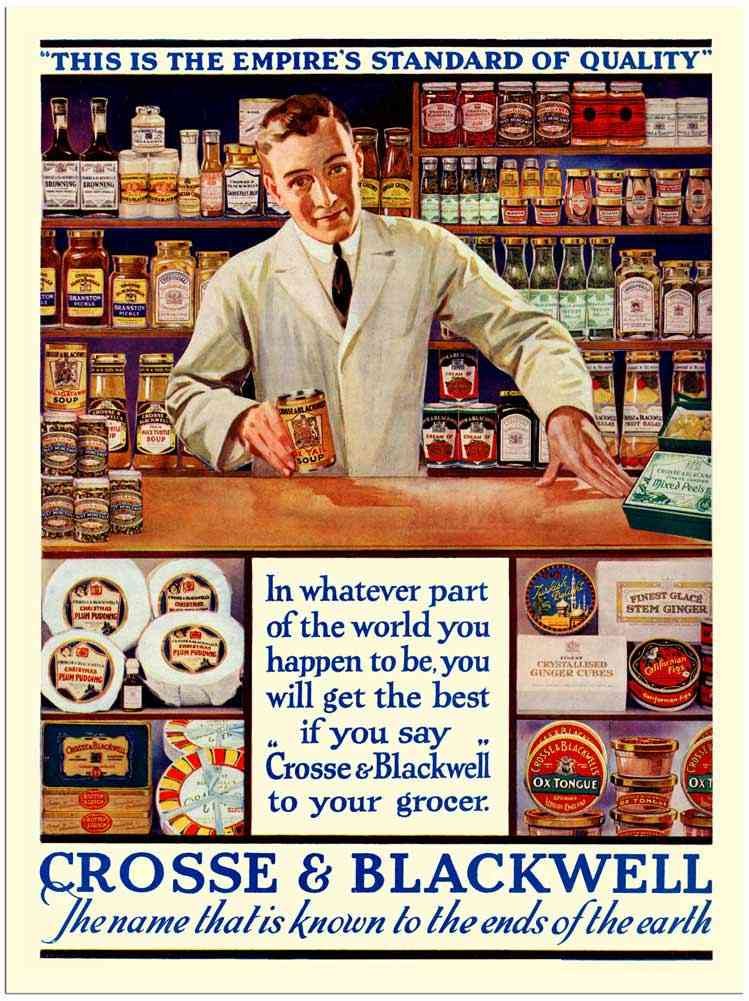 1180 Crosse And Blackwell 1 1920S Vintage Advert A4 Photo Print