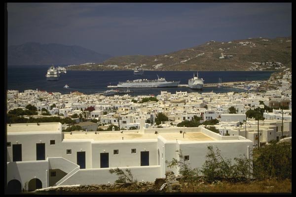 118021 Above The Harbor, A Magnificent View A4 Photo Print