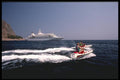 118052 Watersports Are Fun In Monemvasia's Tranquil Bay A4 Photo Print