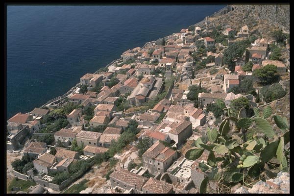 118061 The Lower Town Is Surrounded By An Impressive Wall A4 Photo Print