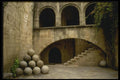 118072 Great Stone Cannon Balls Inside The Fortification A4 Photo Print