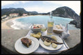 118097 Classic Corfu Cuisine Served With A Maritime View A4 Photo Print