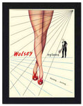 1189 wolsey nylons stockings advert 1950s 2 Vintage Advert A4 Photo Print
