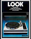 119 03 look philips turntable advert 1970s Advert A4 Photo Print