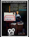 119 05 pioneer hi fi andy warhol 1970s Advert A4 Photo Print