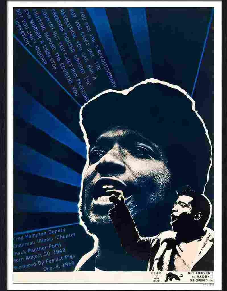 119 09 black panthers revolution poster Advert A4 Photo Print