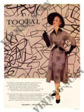 119 tootal fashion fabric 2 Vintage Advert A4 Photo Print