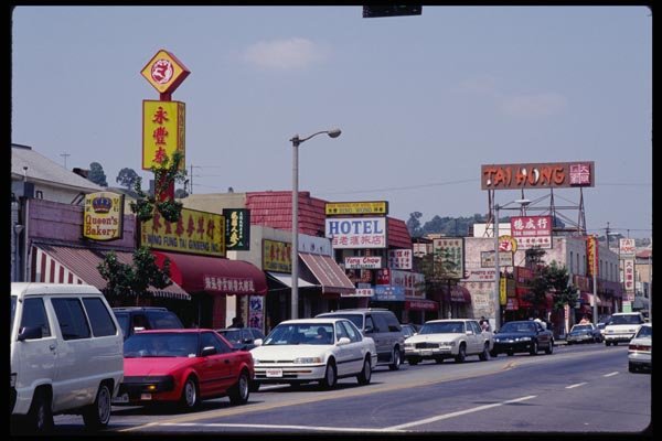 119002 Chinatown Street A4 Photo Print
