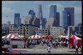 119016 Little Tokyo Festival Before L.A. Skyline A4 Photo Print