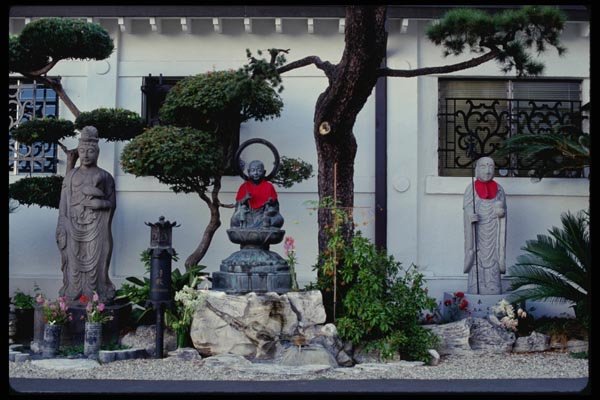 119022 Buddhas, Koyasan Buddhist Temple Little Tokyo A4 Photo Print