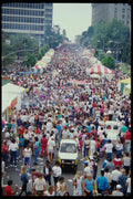 119023 Street Festival Downtown A4 Photo Print