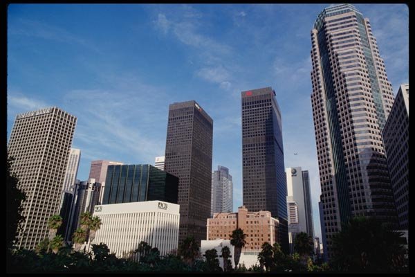 119067 L.A. Skyline A4 Photo Print