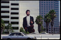 119082 Freeway Mural Of Ralph Morrison, L.A. Chamber Orchestra A4 Photo Print