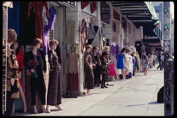 119089 Mannequins, Santee St. Wholesale Clothes To The Public A4 Photo Print