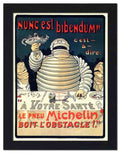 1193 bibendum michelin man o gallop 1896s 2 Vintage Advert A4 Photo Print