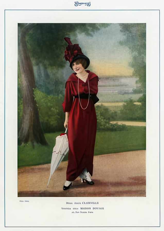12 Mlle Alice Clairv Vintage Advert A4 Photo Print