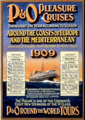 120 Pand O Pleasure Cruises Vintage A4 Photo Print