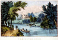 120 River Side Vintage A4 Photo Print