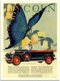 120 lincoln art deco car advert 2 Vintage Advert A4 Photo Print