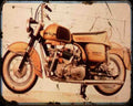 1200 V4 Apollo A4 Photo Print Motorbike Vintage Aged