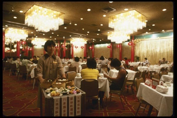 120038 Cart Service Of Dim Sum At Maxim's Palace Restaurant A4 Photo Print