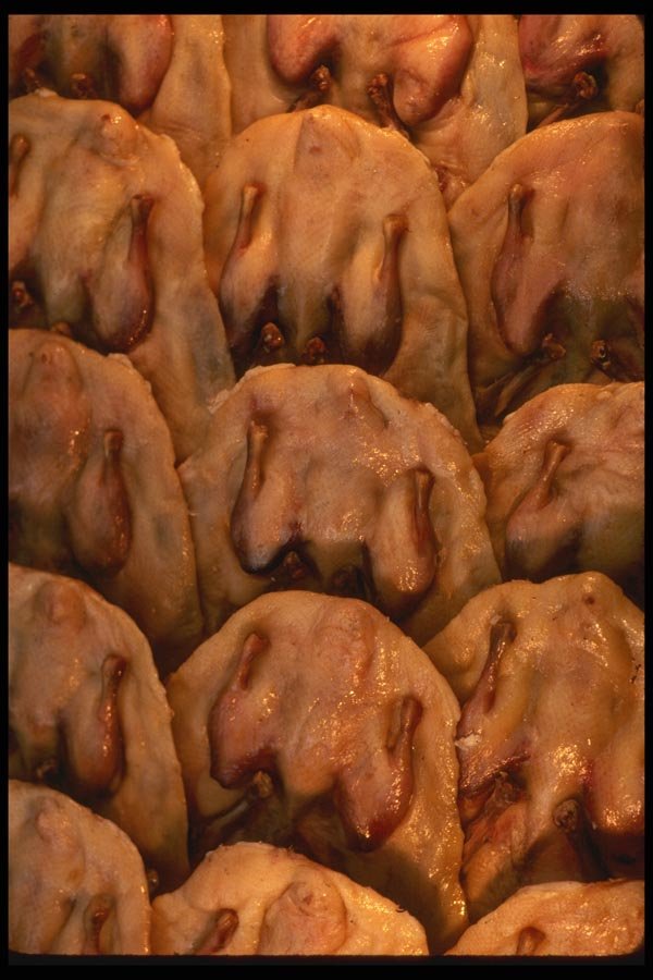 120045 A Display Of Pressed Duck, A Hong Kong Specialty A4 Photo Print