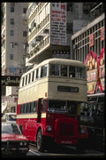 120083 Double Decker Bus On Nathan Street A4 Photo Print
