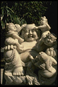 120092 Plaster Deity Displayed Near A Repulse Bay Beach A4 Photo Print