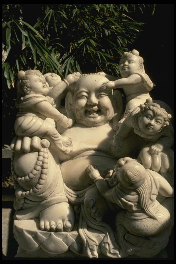 120092 Plaster Deity Displayed Near A Repulse Bay Beach A4 Photo Print