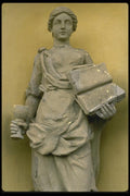 121000 Statue Of Justice At Ledreborg Palace, Zealand A4 Photo Print