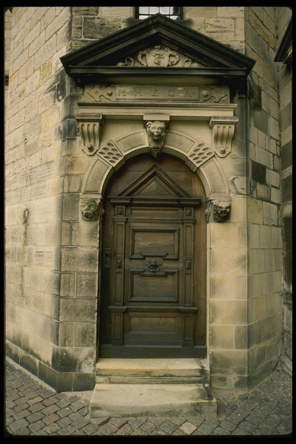 121001 Courtyard Door At Kronborg Castle, Helsingor A4 Photo Print