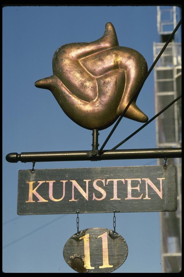 121046 Street Sign, Copenhagen A4 Photo Print