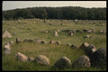 121047 Viking Graveyard, Lindholm Hoje A4 Photo Print
