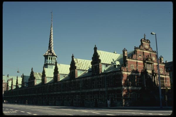 121049 Stock Exchange Building, Copenhagen A4 Photo Print