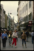 121054 The Stroget Street Scene A4 Photo Print