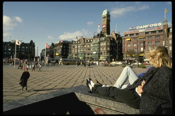 121066 Radshusplads City Hall Square, Copenhagen A4 Photo Print