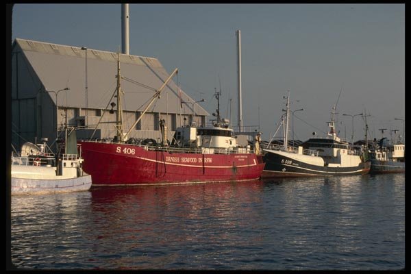 121067 Fishing Vessels, Skagen Harbour A4 Photo Print