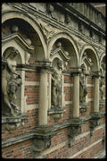 121076 Statuary On Outer Walls, Frederiksborg Castle A4 Photo Print