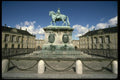 121088 Equestrian Statue, Amalienborg Castle A4 Photo Print