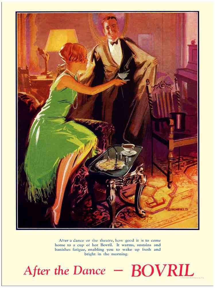 121220 08 Bovril After The Dance Vintage Advert A4 Photo Print