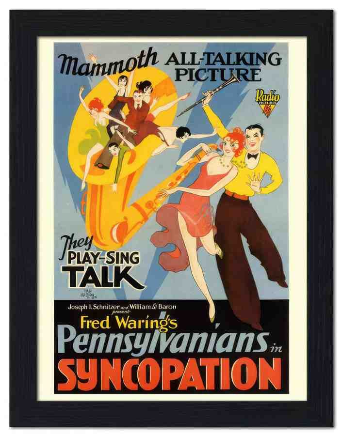 1219 syncopation jazz movie postert 1920s 2 Vintage Advert A4 Photo Print