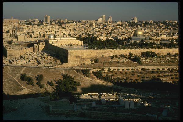 122001 Jerusalem, Old And New, Golden Dome Of The Rock A4 Photo Print