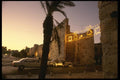 122005 Jaffa Gate Decorated With Festive Lights A4 Photo Print
