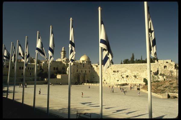 122008 The Western Or Wailing Wall, Sacred Jewish Ground A4 Photo Print