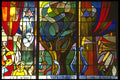 122021 Stained Glass Window, Great Jerusalem Synagogue A4 Photo Print