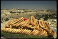 122051 Bagel Cart Atop Mount Of Olives Overlooking Old Jerusalem A4 Photo Print