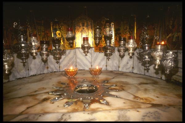 122054 Shrine Of The Nativity Marking Christ's Birth, Bethlehem A4 Photo Print