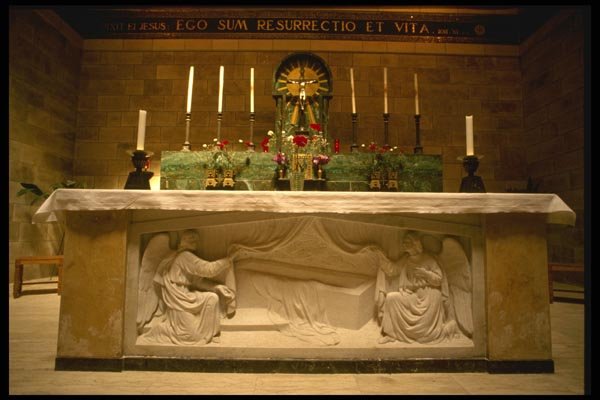 122057 Altar, Lazarus Church, Bethany A4 Photo Print